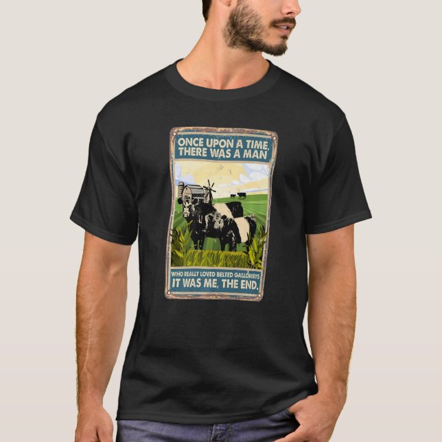 T-shirt Il Était Une Fois Un Homme Vache Ceint Gallo (Devant)