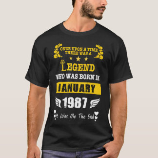 T-shirt Il était une fois une légende qui était née