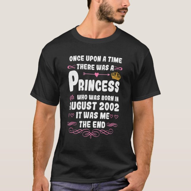 T-shirt Il Était Une Fois Une Princesse Août 2002 (Devant)
