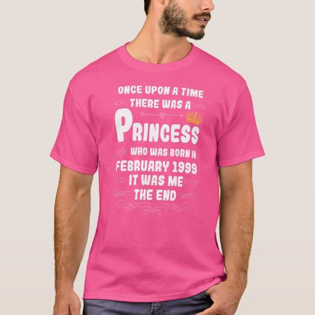 T-shirt Il était une fois une princesse Février 1999 (Devant)