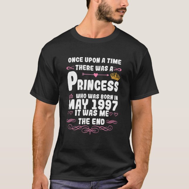T-shirt Il Était Une Fois Une Princesse. Mai 1997 Bi (Devant)