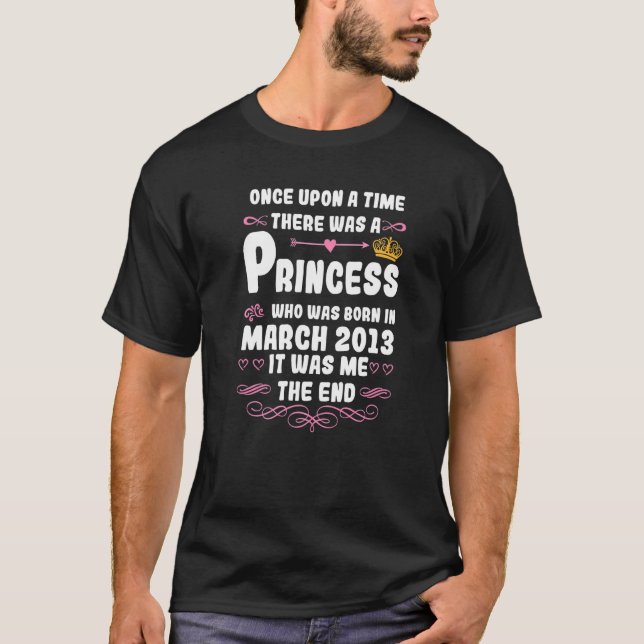 T-shirt Il Était Une Fois Une Princesse Mars 2013 B (Devant)