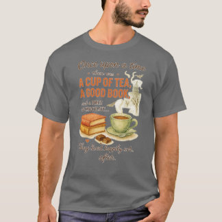 T-shirt Il était une fois UNE TASSE DE THÉ, UN BON LIVRE