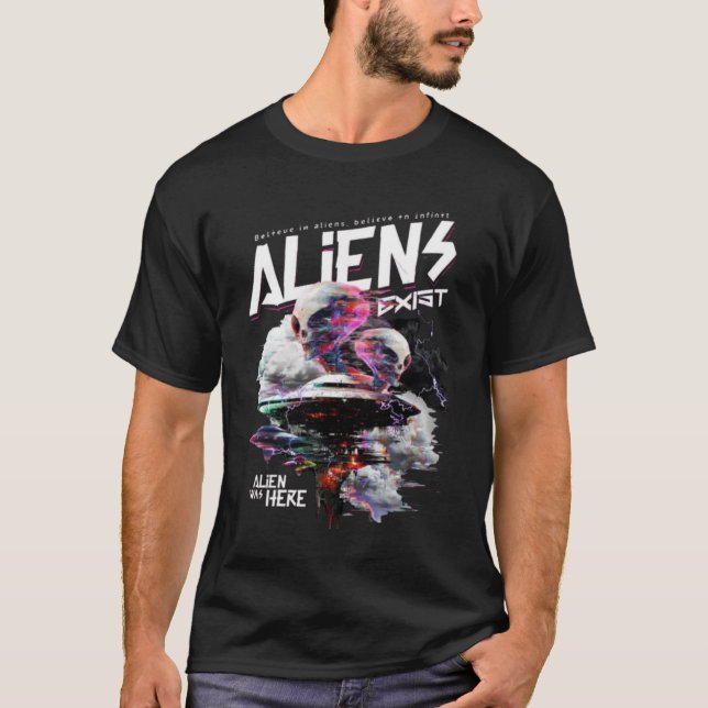 T-shirt Il existe des Aliens (Devant)
