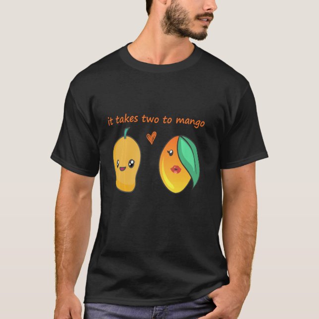T-shirt Il Faut Deux À Mango Cute Tango Mango Fruit Roman (Devant)