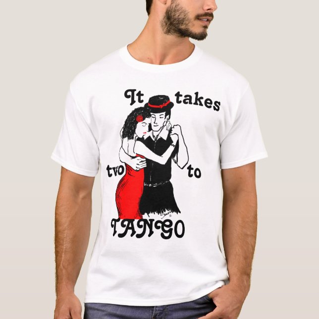 T-shirt Il Faut Deux Pour Tango ! (Devant)