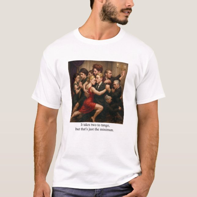 T-shirt Il faut être deux pour valser (Devant)