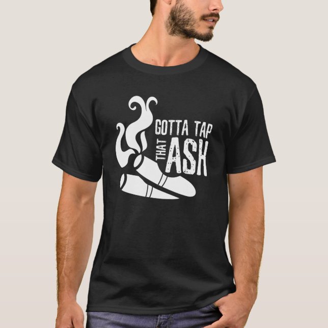 T-shirt Il Faut Toucher Ce Cigre De Cendres (Devant)