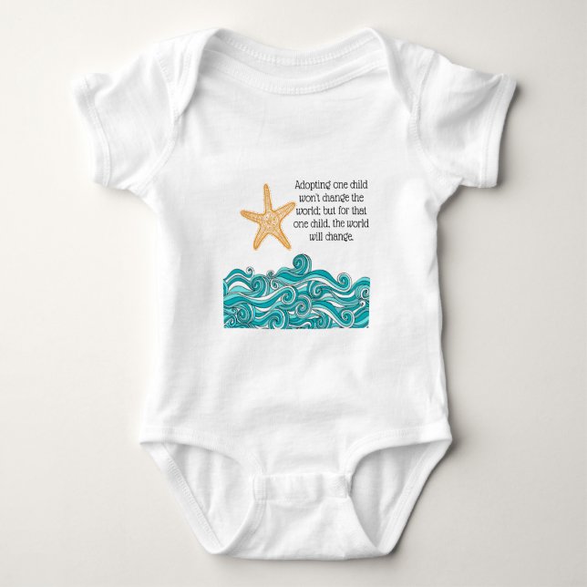 T-shirt Il importe à cette une étoile de mer (Devant)