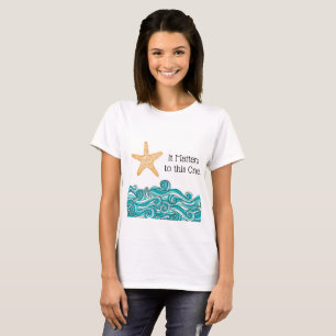 T-shirt Il importe à cette une étoile de mer