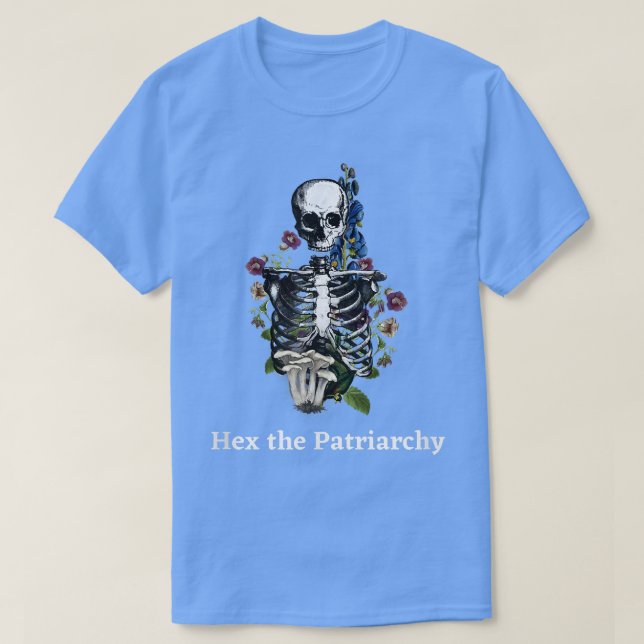 T-shirt Il le patriarcat féminisme Goth et Punk féministe  (Design devant)