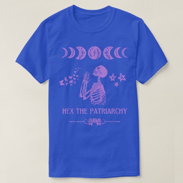 T-shirt Il Le Patriarcat Lune Phase Sorcière Femi (Design devant)