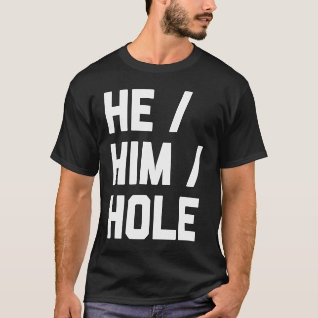 T-shirt Il Le Trou Dit Sarcastique Cool (Devant)