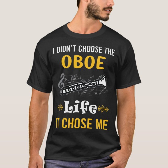 T-shirt Il m'a choisi Hautbois (Devant)