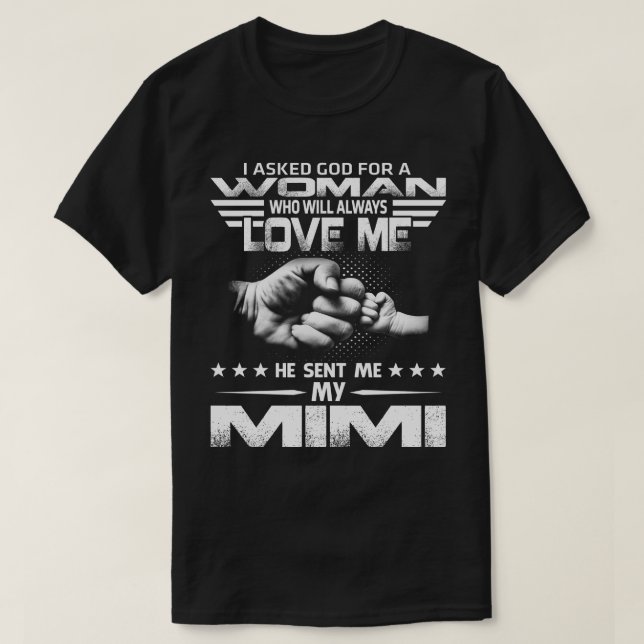 T-shirt il m'a envoyé mon mimi (Design devant)