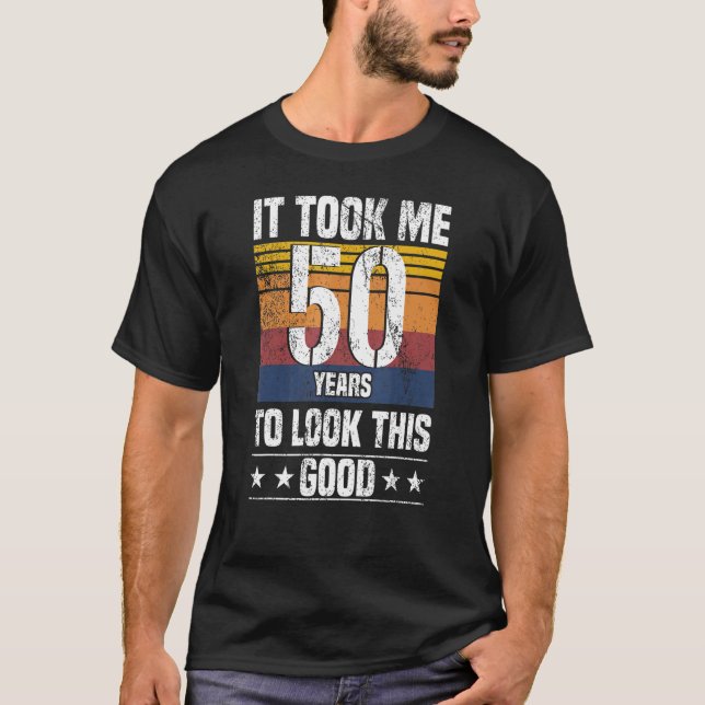 T-shirt Il M'A Fallu 50 Ans Pour Voir Ce Bon 50 Ans D'Âme (Devant)