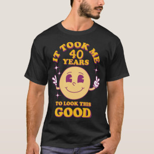 T-shirt Il M'A Fallu Des Années (Vos Chiffres) Pour Regard
