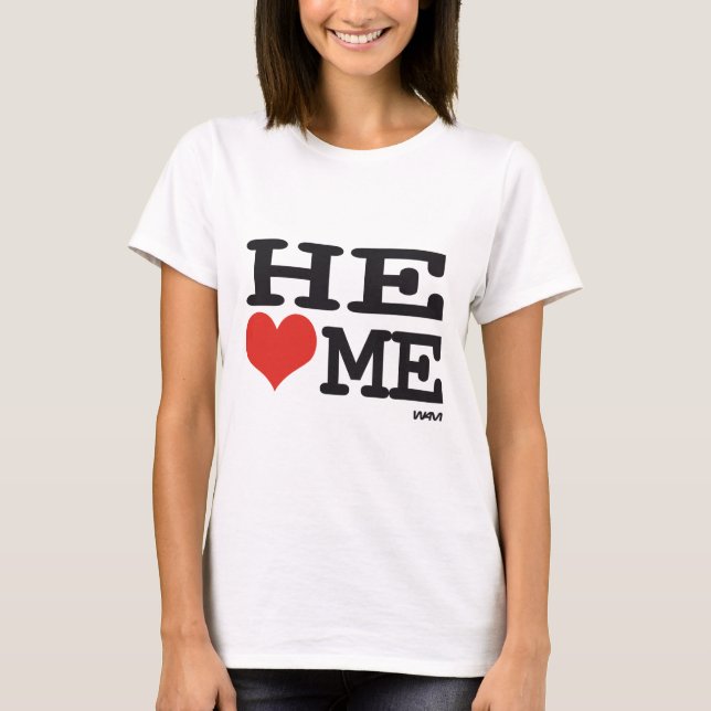 T-shirt Il m'aime (Devant)