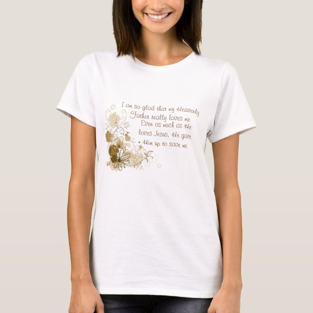 T-shirt Il m'aime (Devant)