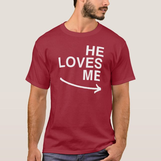 T-shirt Il m'aime (droit) - .png (Devant)