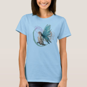 T-shirt Il m'aime pas le dessus de cercle de Bella Flowy