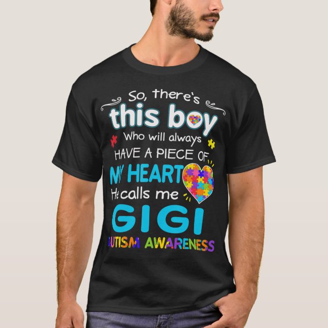 T-shirt Il m'appelle Gigi Shirt - Sensibilisation sur l'au (Devant)