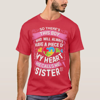 T-shirt Il M'Appelle Soeur Autisme