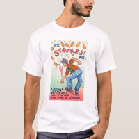 Il me frappe, bowling d'homme de bande dessinée