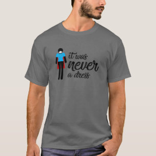 T-shirt Il N'A Jamais Été Robe Féministe Superhero Doct