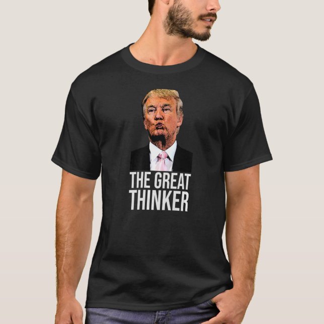 T-shirt Il N'A Qu'À Réfléchir Au Grand Penseur (Devant)