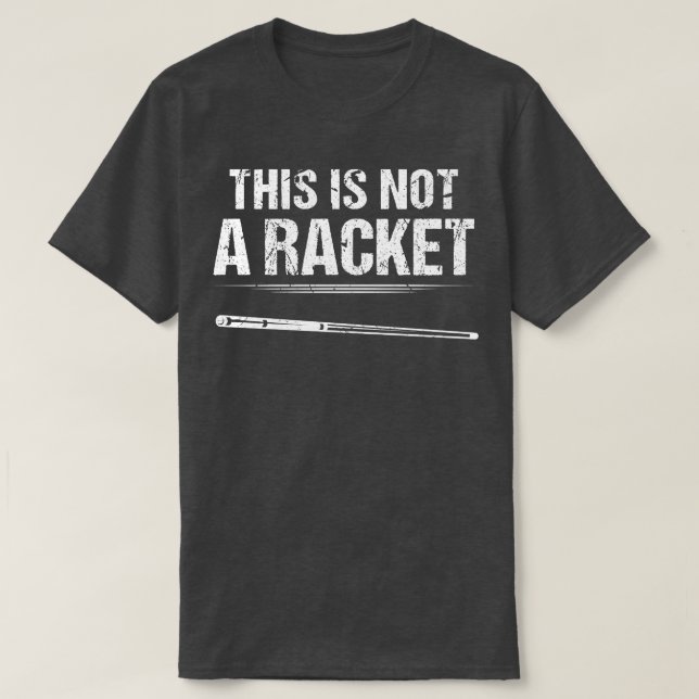 T-shirt Il Ne S'Agit Pas D'Un Billard De Piscine En raquet (Design devant)