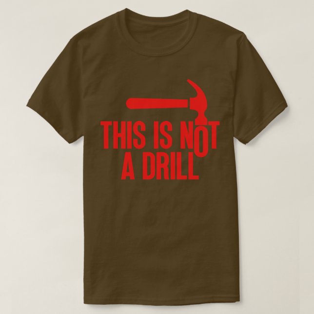 T-shirt Il Ne S'Agit Pas D'Un Exercice 1 (Design devant)
