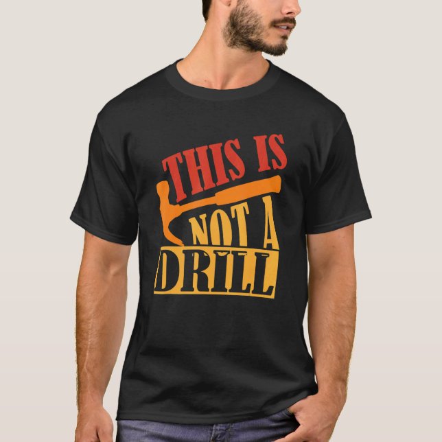 T-shirt Il Ne S'Agit Pas D'Un Faisceau De Construction De  (Devant)
