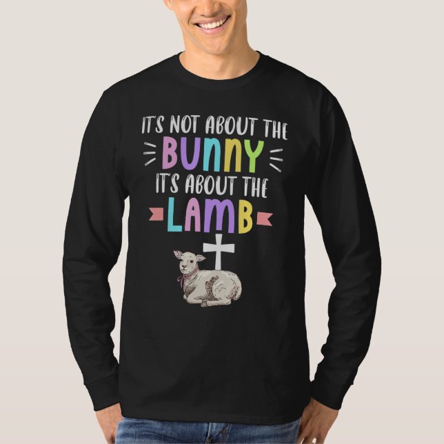 T-shirt Il ne s'agit pas d'un lapin, il s'agit de l'agneau (Devant)