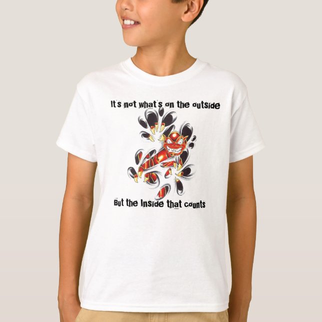 T-shirt il n'est pas ce qui est sur l'extérieur (Devant)