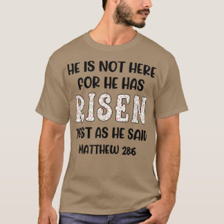 T-shirt Il N'Est Pas Ici Car Il Est Devenu Tout Comme Il L
