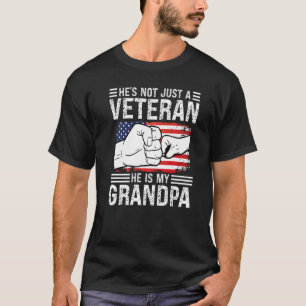 T-shirt Il n'est pas juste un vétéran, il est mon grand-pè