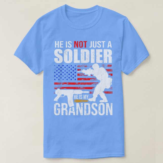 T-shirt Il n'est pas seulement un soldat, il est mon petit (Design devant)