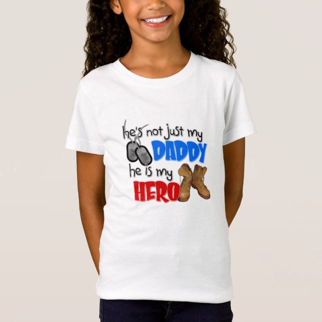T-Shirt Il n'est pas simplement mon papa qu'il est mon (Devant)