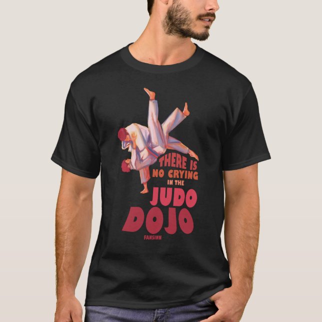 T-shirt Il n'y a pas de cris dans le dojo du judo (Devant)