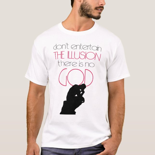 T-shirt Il n'y a pas de Dieu (Devant)