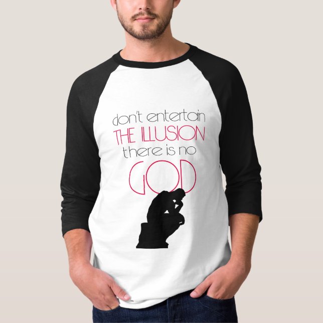 T-shirt Il n'y a pas de Dieu (Devant)