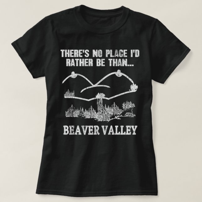 T-shirt Il n'y a pas de pièce d'identité plutôt que Beaver (Design devant)