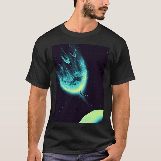 T-shirt Il n'y a pas de planète à sauver (Devant)