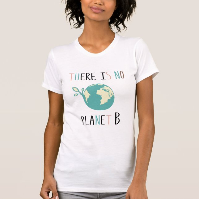 T-shirt Il N'Y A Pas De Planète B (Devant)