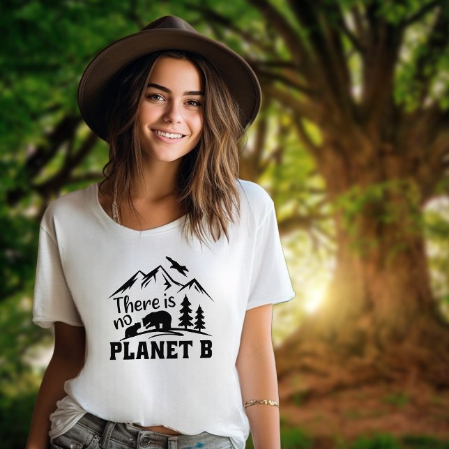 T-shirt Il n'y a pas de planète B, activisme végétal (Créateur téléchargé)