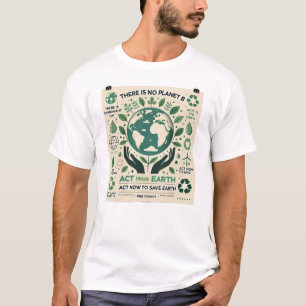 T-shirt Il n'y a pas de planète B - Agissez maintenant pou
