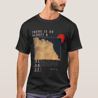 T-shirt Il n'y a pas de planète B Enseignant Environnement