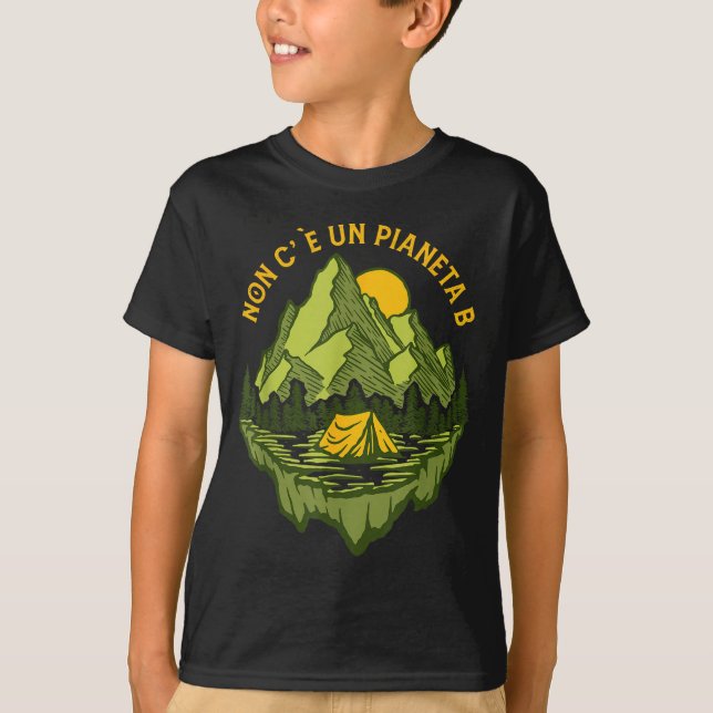 T-shirt Il n'y a pas de planète B Mère Terre Protection de (Devant)
