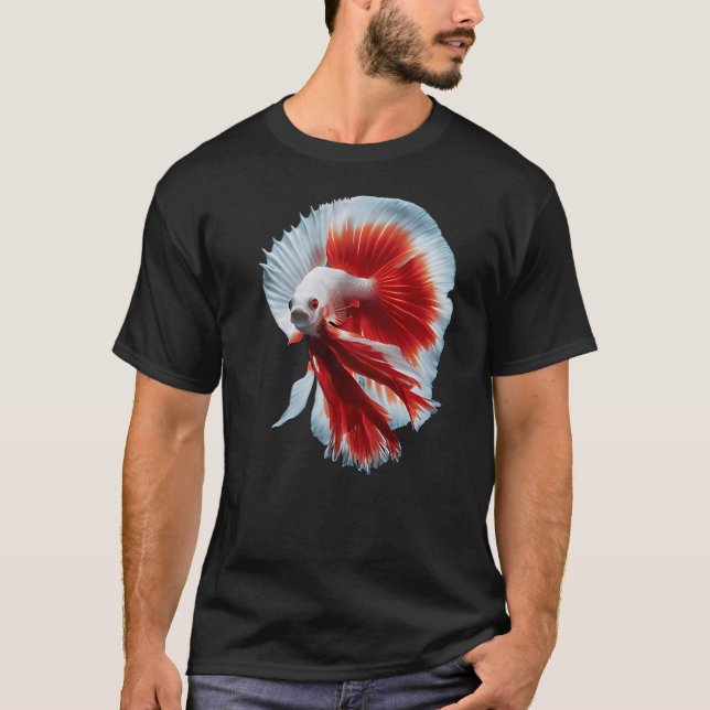 T-shirt Il n'y a pas de poisson combattant maman plus que  (Devant)